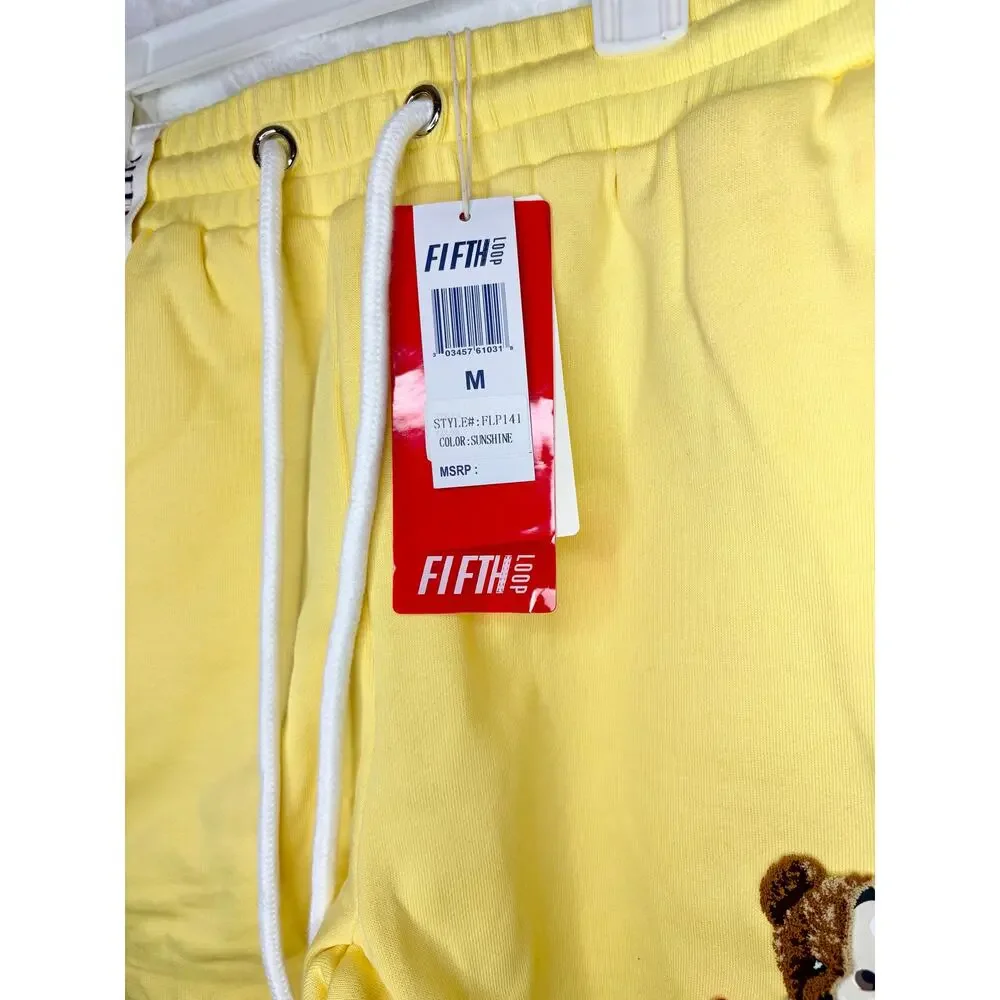 NWT Fifth Loop Bitter Sweet Joggers (yellow), Sz. M